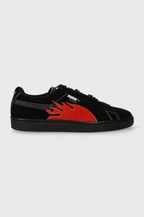 Puma suede sneakers Puma x Butter Goods Suede black color 396127