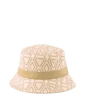 Puma Womens Luxe Sport Bucket Hat Light Sand / Tigers Eye / AOP