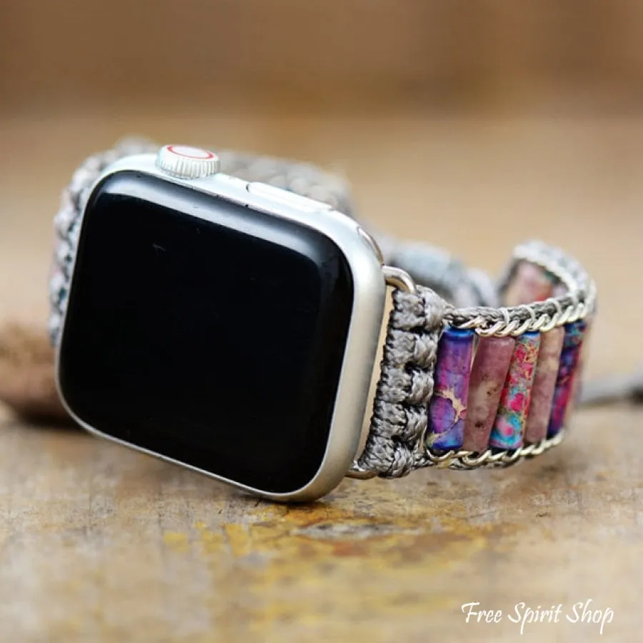 Purple Jasper Apple Watch Band