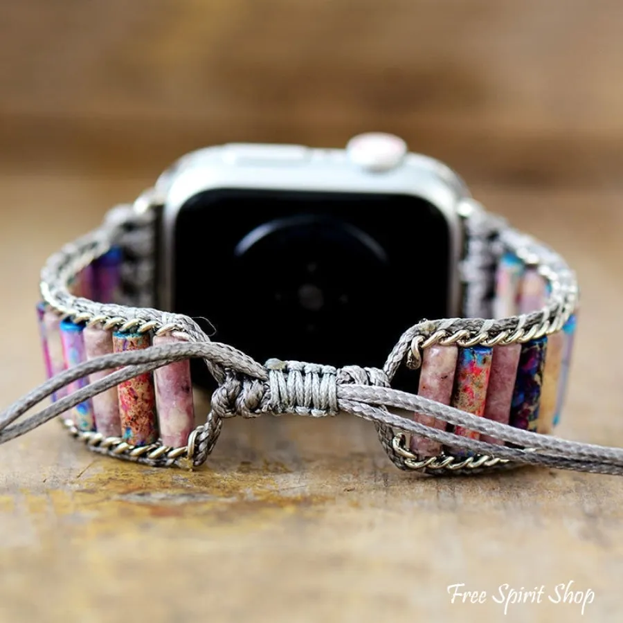 Purple Jasper Apple Watch Band