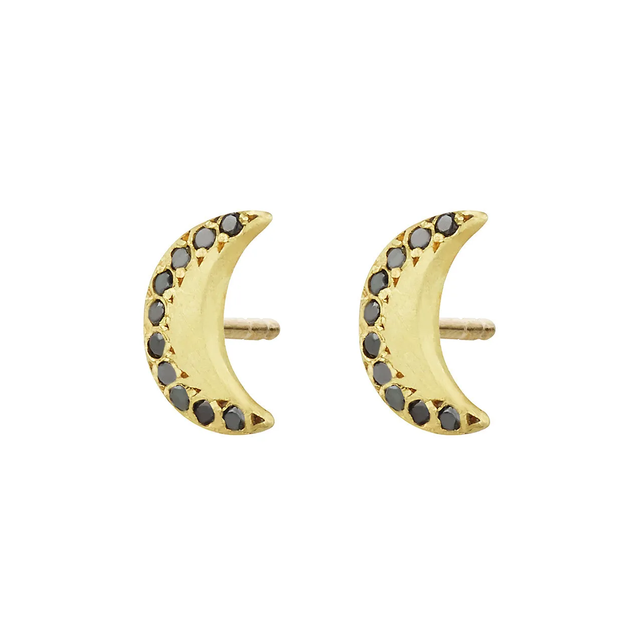 Queen of the Night Studs, Black Diamond