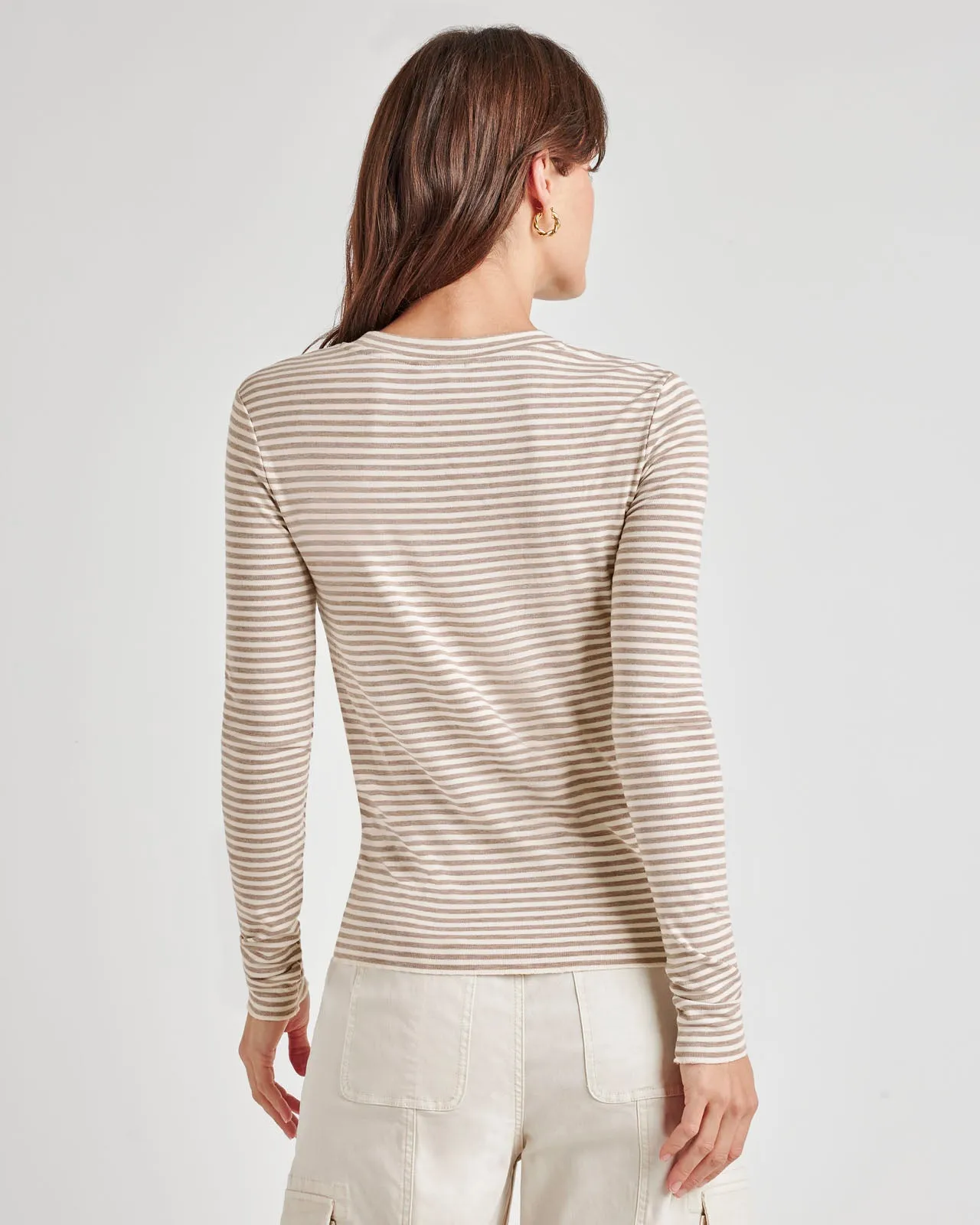 Ribbed Bamboo Long Sleeve Tee