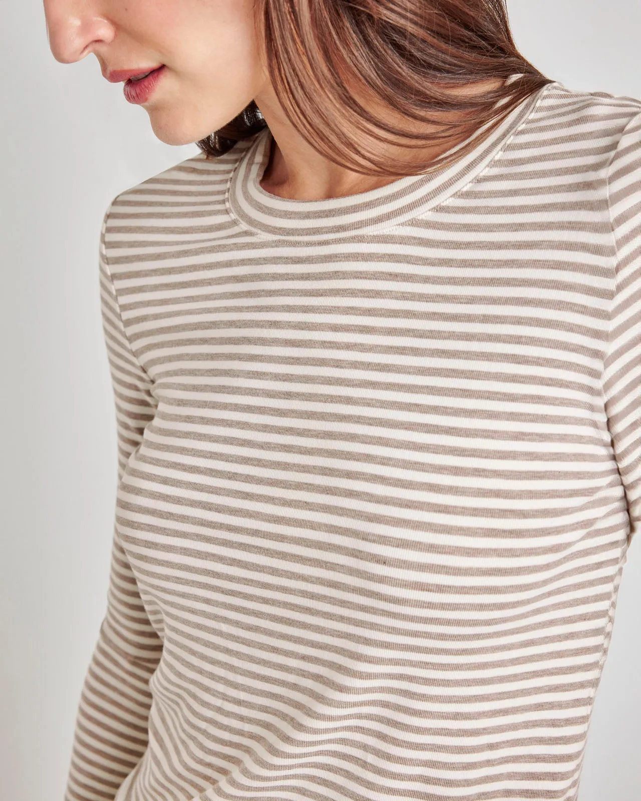 Ribbed Bamboo Long Sleeve Tee