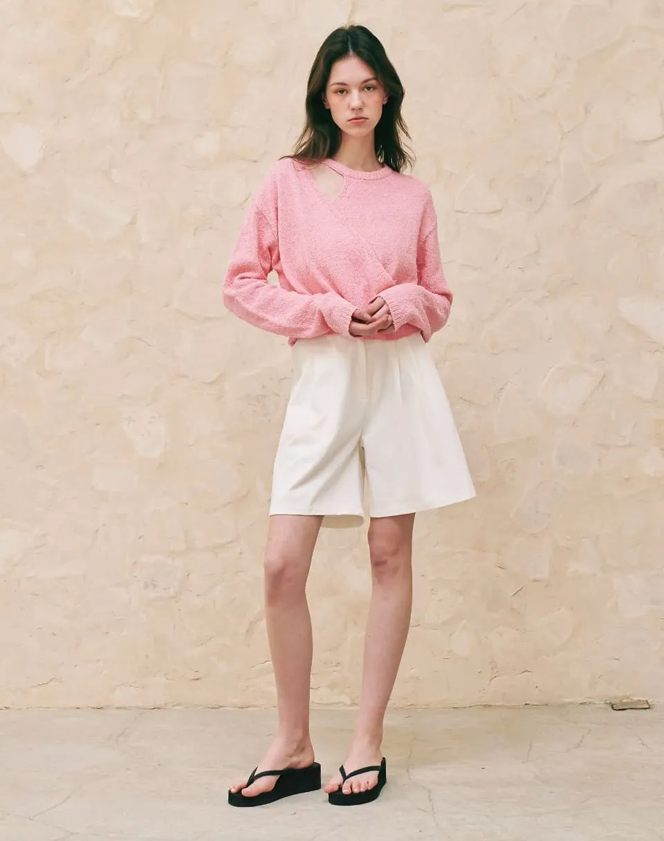 RONRON  |Casual Style Street Style Long Sleeves Plain Elegant Style