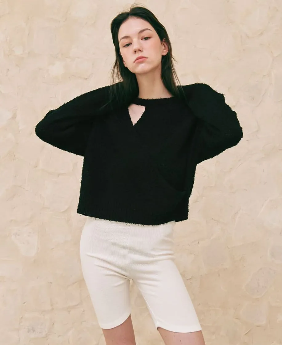 RONRON  |Casual Style Street Style Long Sleeves Plain Elegant Style