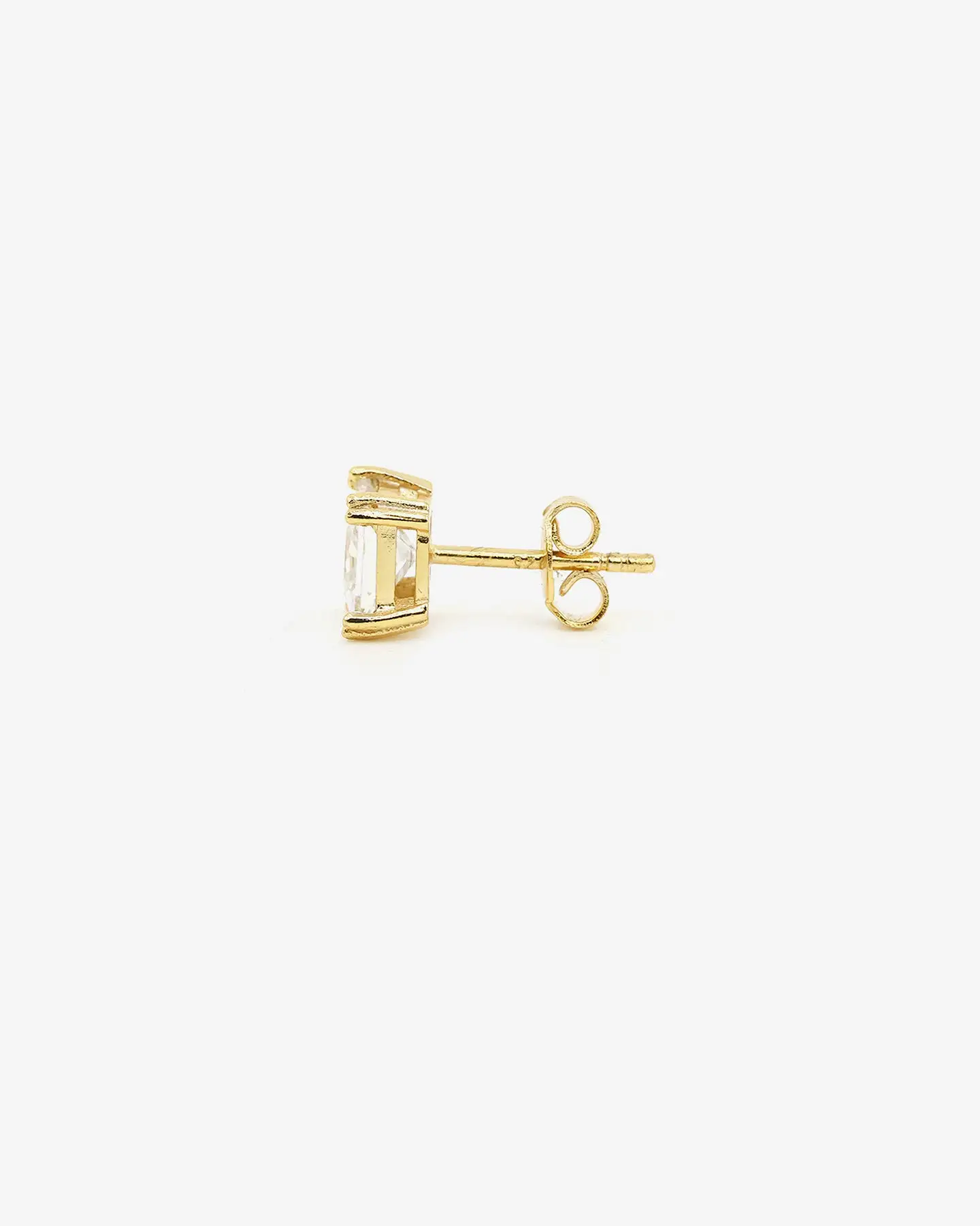 Saint Morta Square Cut Earrings Iced Gold