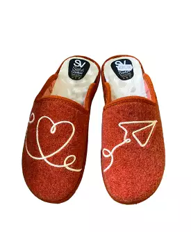 Salvi Burnt Orange Slippers