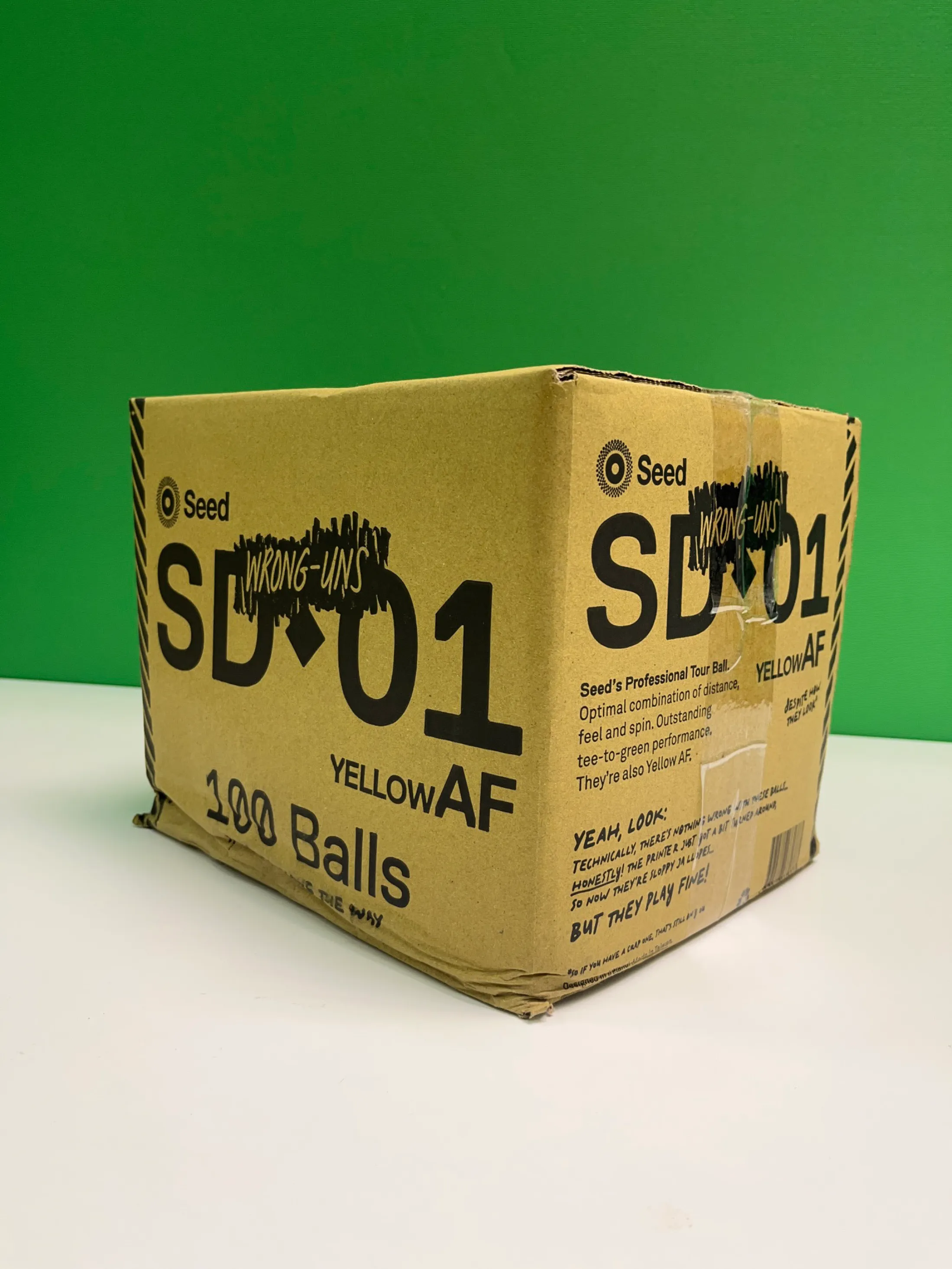 SD-01 Wrong-Uns - LOOSE GOLF BALLS