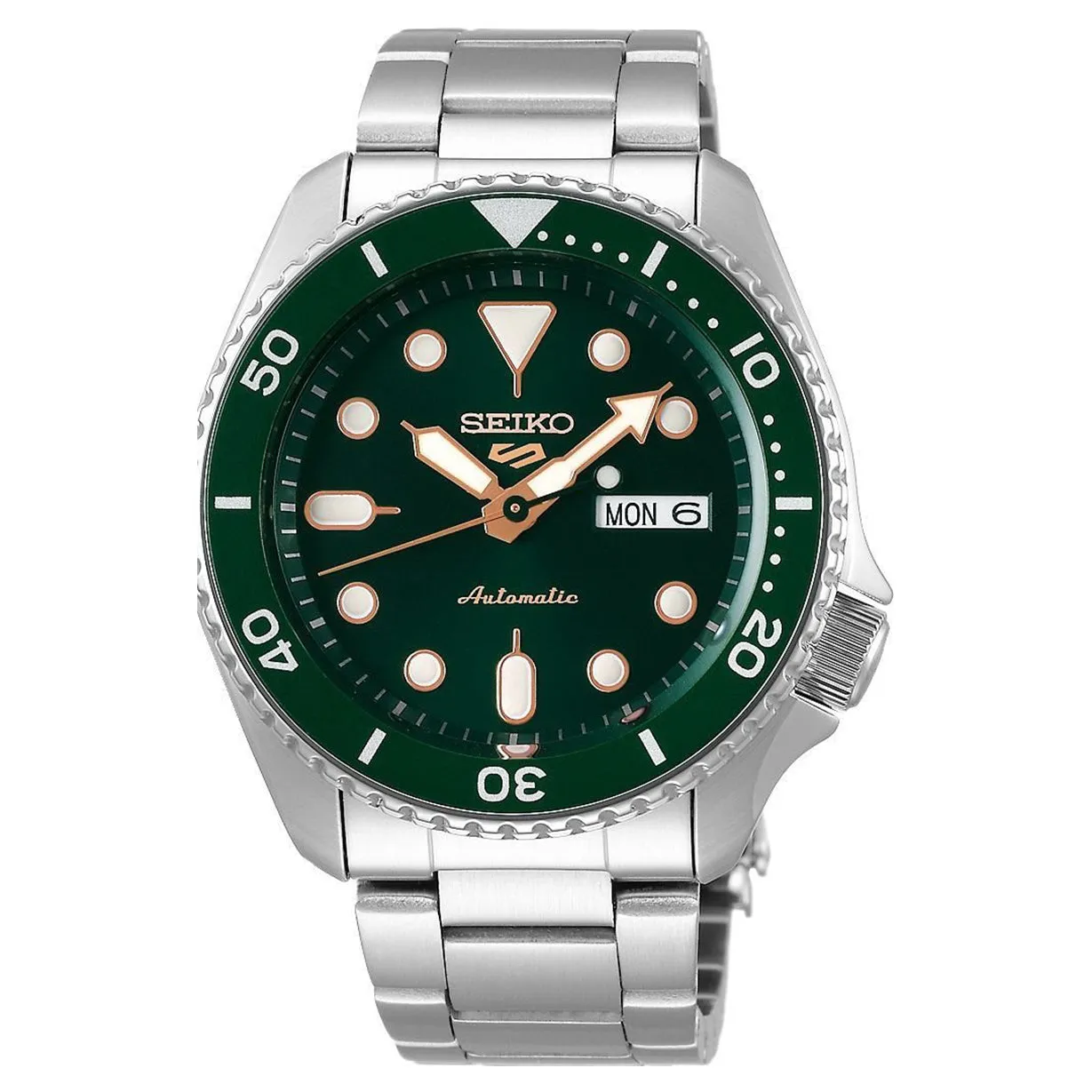 Seiko 5 Sports Green Dial Men 42.5mm