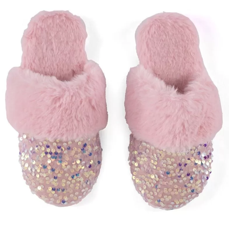 Shiraleah Fiesta Adult Slippers - Pink