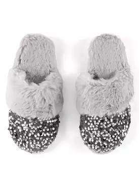 Shiraleah Fiesta Adult Slippers - Silver