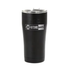 SHOWTIME Sports Black & White Outline Logo Laser Engraved SIC Tumbler