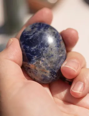 Sodalite Palm Stone for Confidence