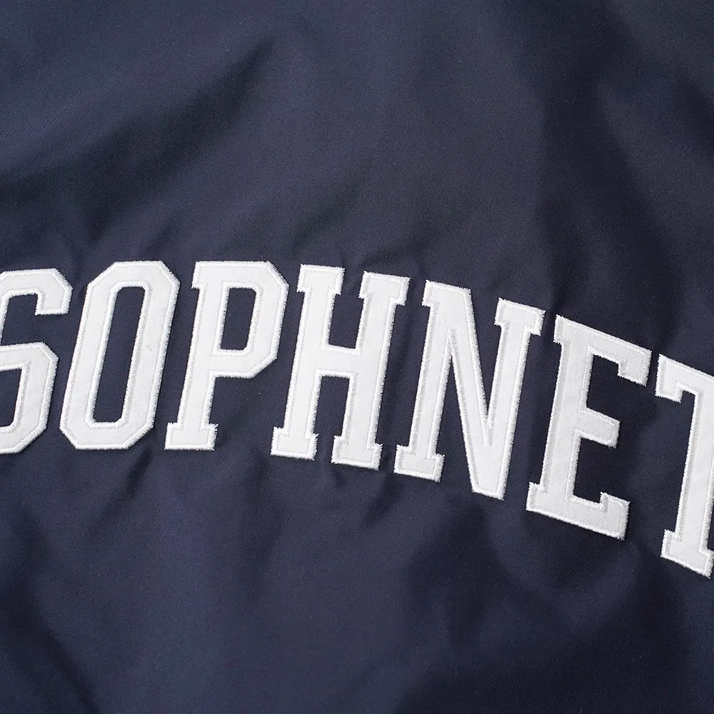 SOPHNET. Back Logo Coach BlousonNavy