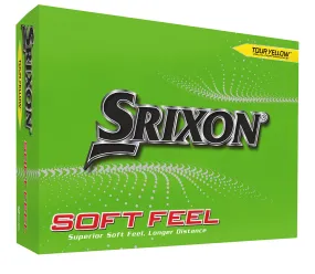 Srixon Soft Feel 13 Tour Yellow Golf Balls 1 Dozen 2023