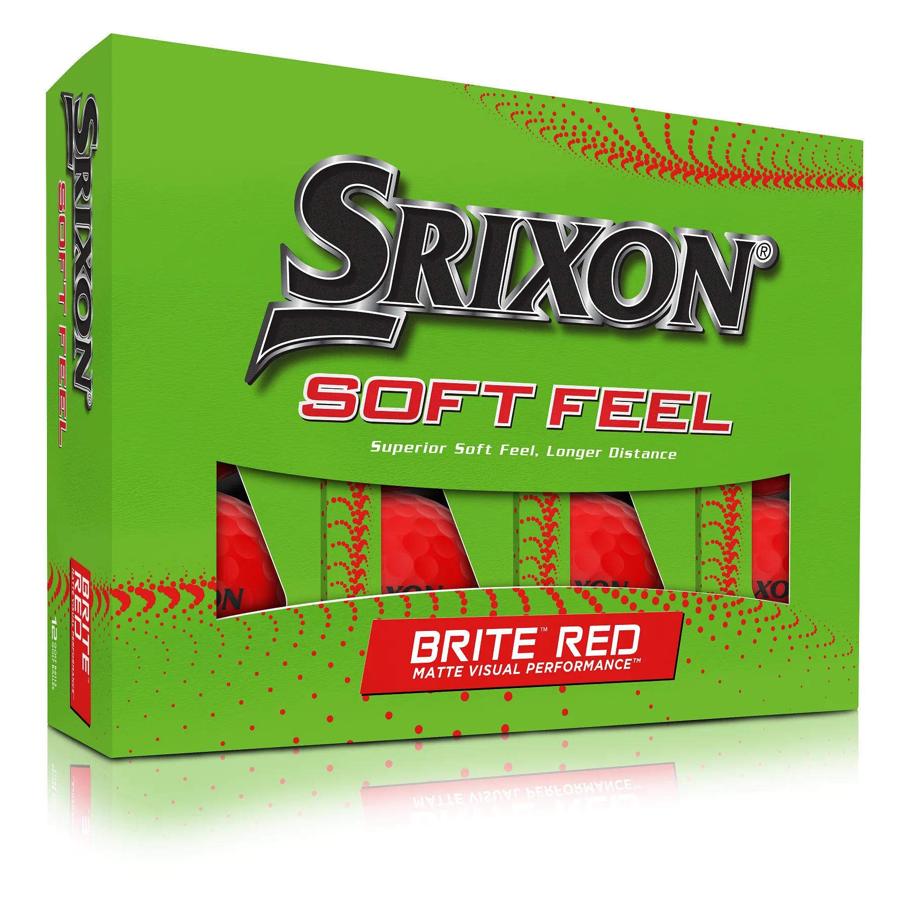 Srixon Soft Feel Brite Matte Color Golf Balls