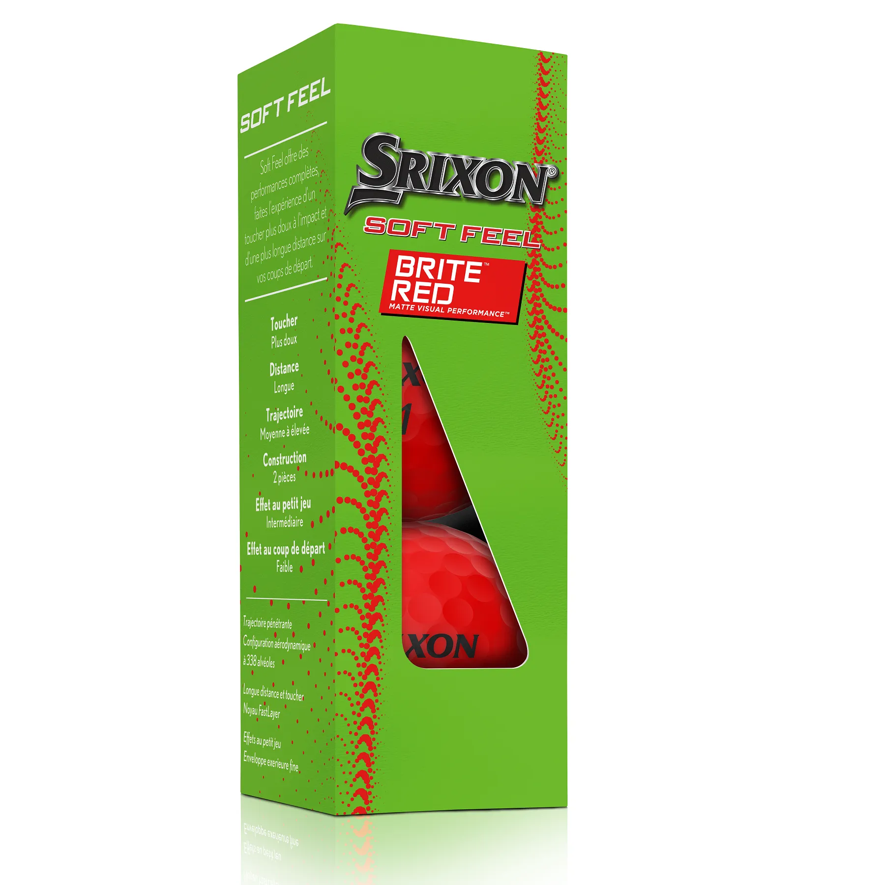 Srixon Soft Feel Brite Matte Color Golf Balls