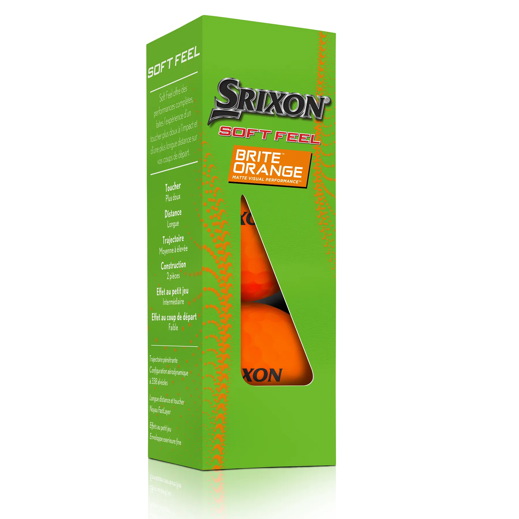 Srixon Soft Feel Brite Matte Color Golf Balls