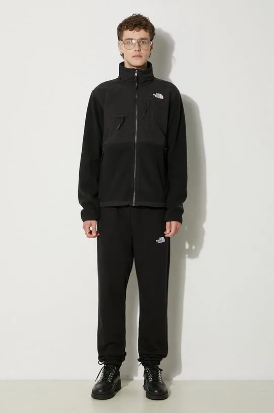 The North Face sports sweatshirt Denali black color