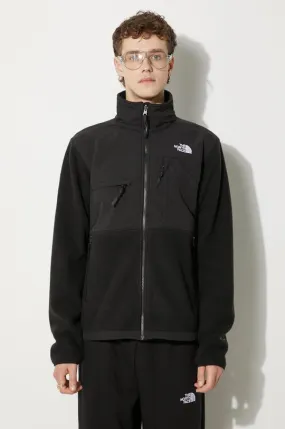 The North Face sports sweatshirt Denali black color