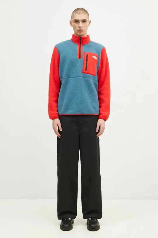 The North Face sports sweatshirt Yumiori turquoise color NF0A883S0EO1