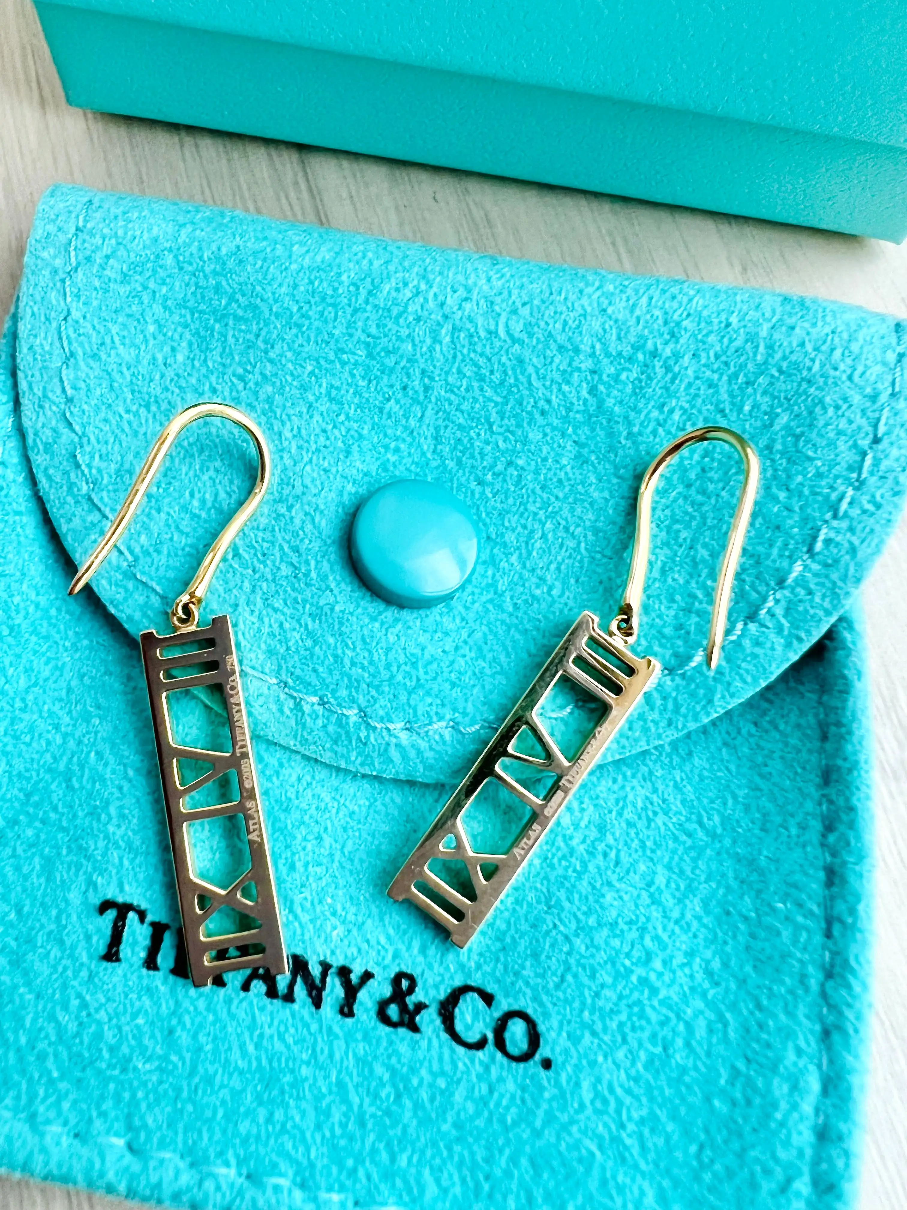 Tiffany & Co. Atlas Open Earrings