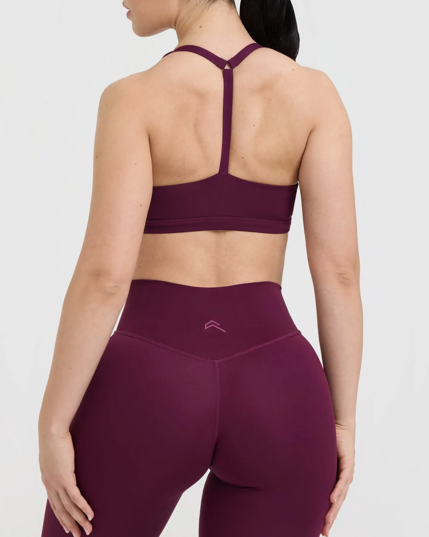 Timeless Square Neck Sports Bra | Ripe Fig