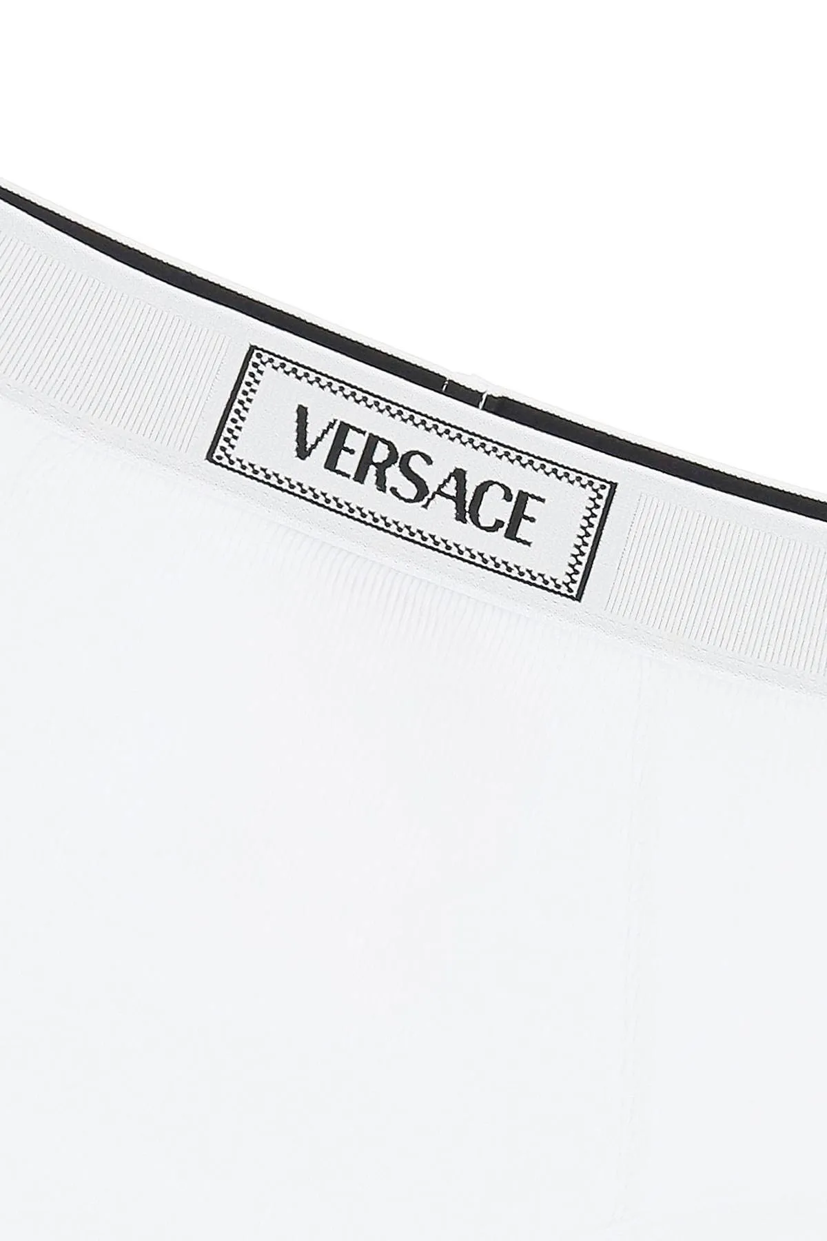 Versace    Versace Ribbed Briefs With '90s Logo