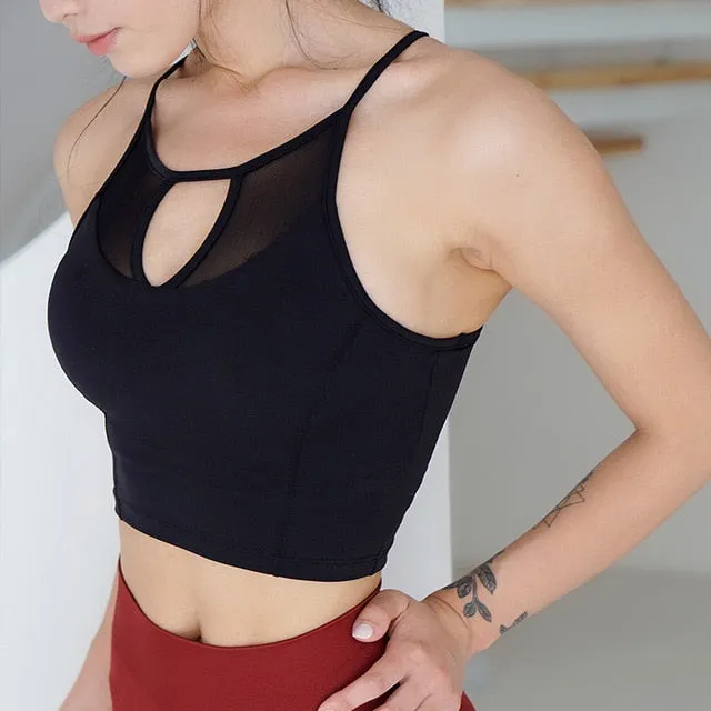 Warrior push up sports bra