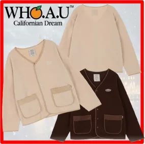 WHO.A.U  |Casual Style Street Style Cardigans