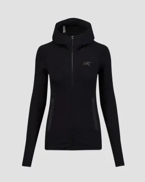 Women's black midlayer sweatshirt Arcteryx Kyanite x000008535-black