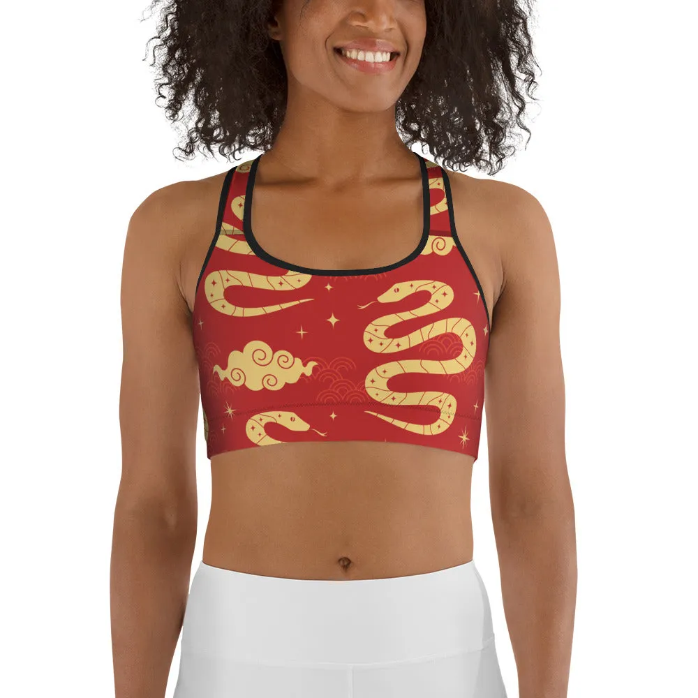 Year Of The Snake Sports Bra