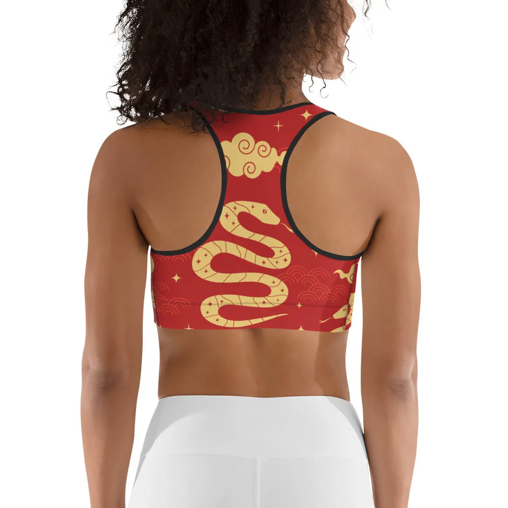 Year Of The Snake Sports Bra